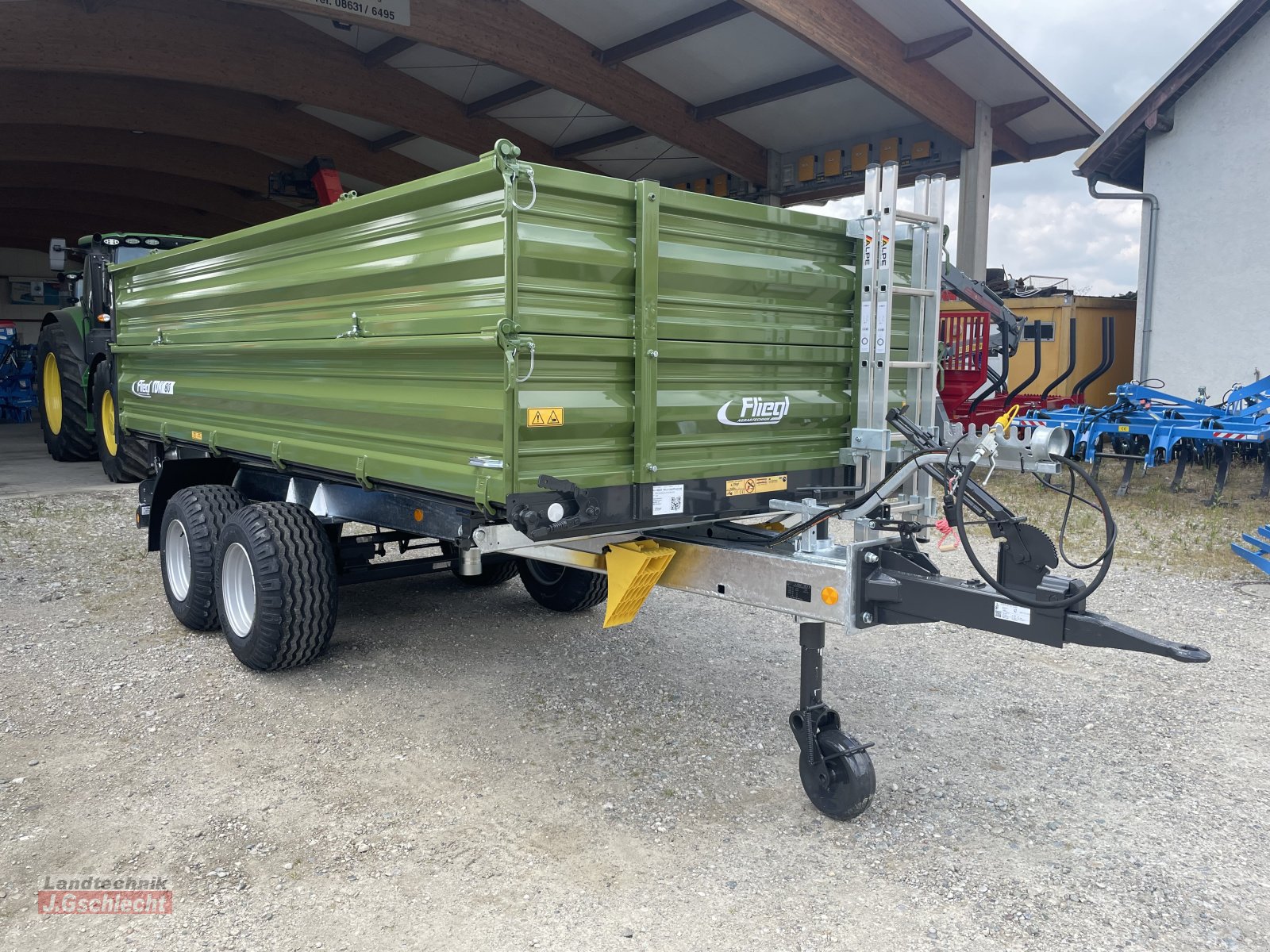 Kipper του τύπου Fliegl TDK 80-88 VR FOX, Neumaschine σε Mühldorf (Φωτογραφία 1)