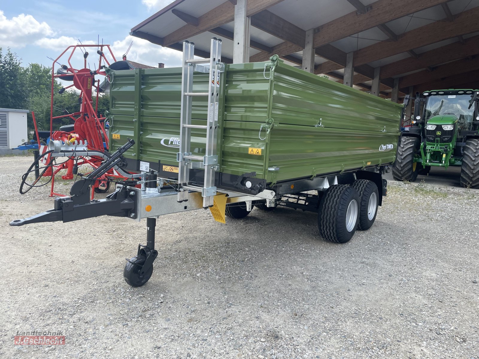 Kipper του τύπου Fliegl TDK 80-88 VR FOX, Neumaschine σε Mühldorf (Φωτογραφία 2)