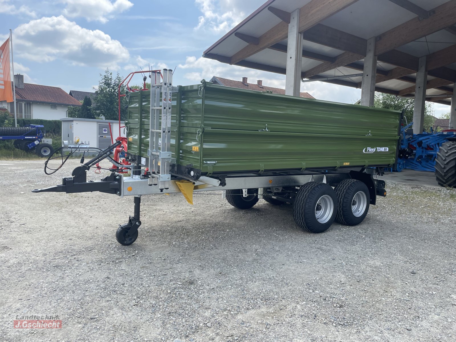 Kipper του τύπου Fliegl TDK 80-88 VR FOX, Neumaschine σε Mühldorf (Φωτογραφία 5)