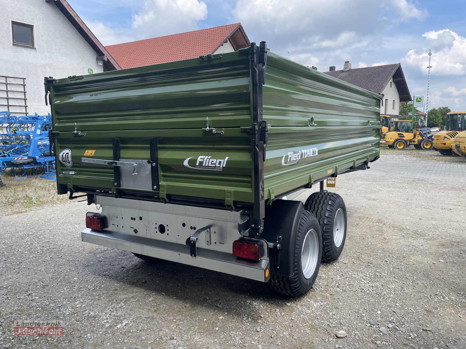 Kipper του τύπου Fliegl TDK 80-88 VR FOX, Neumaschine σε Mühldorf (Φωτογραφία 9)