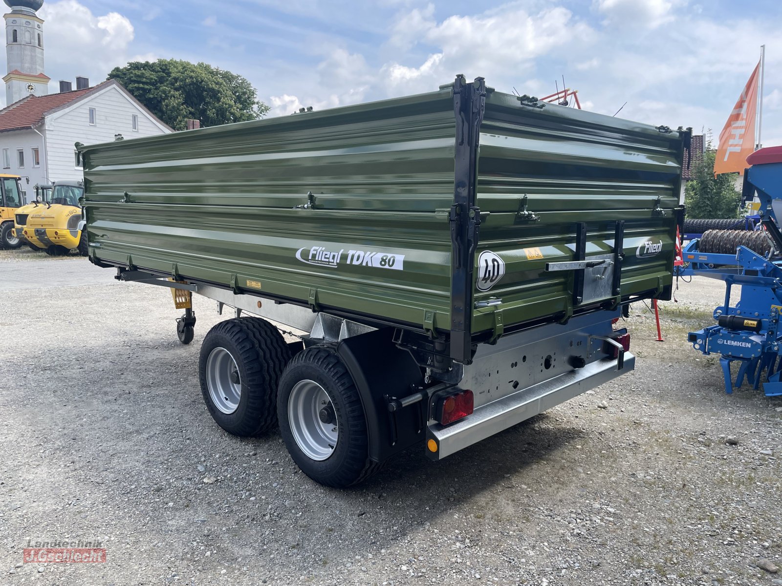 Kipper του τύπου Fliegl TDK 80-88 VR FOX, Neumaschine σε Mühldorf (Φωτογραφία 10)