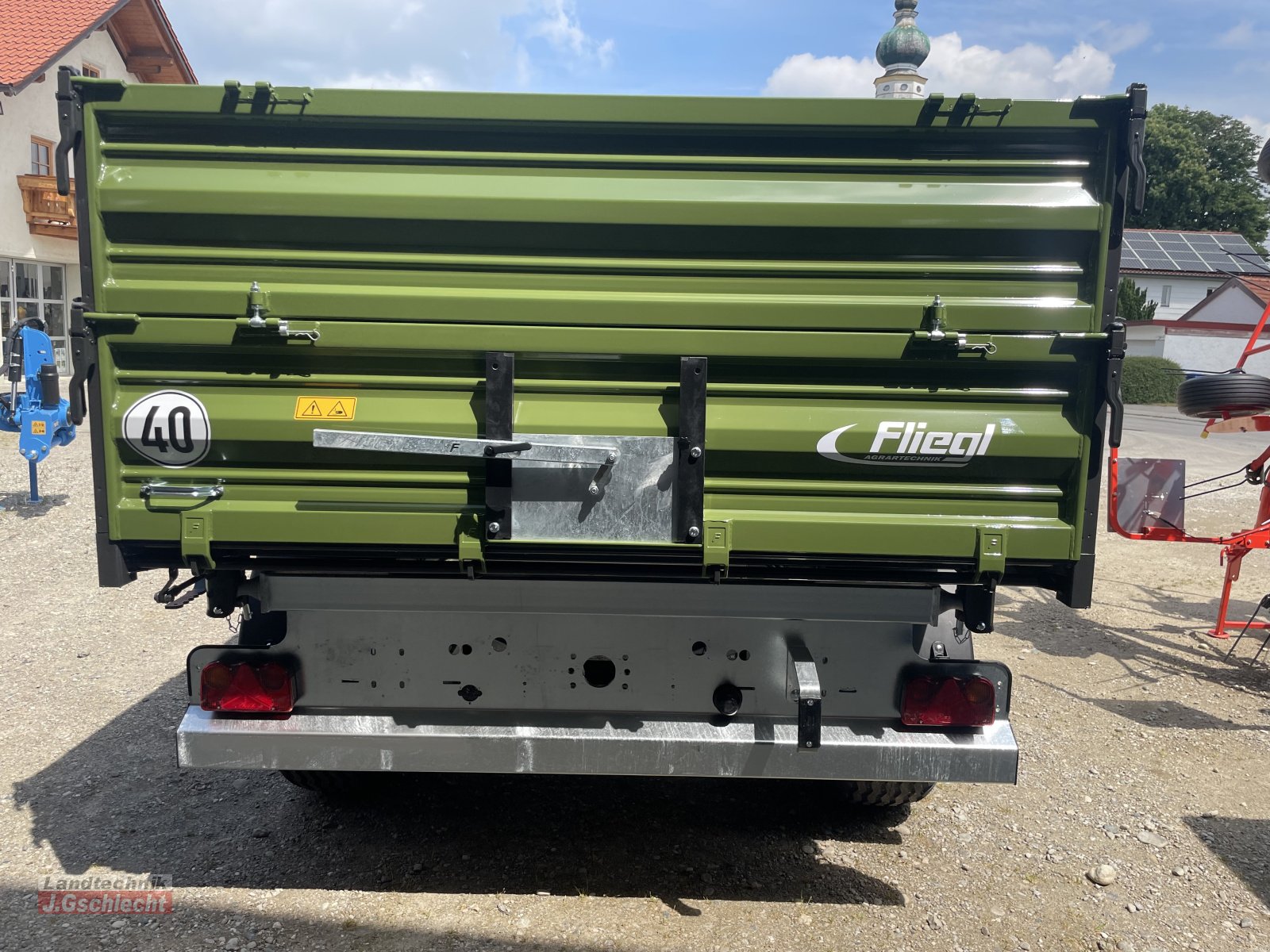 Kipper του τύπου Fliegl TDK 80-88 VR FOX, Neumaschine σε Mühldorf (Φωτογραφία 14)