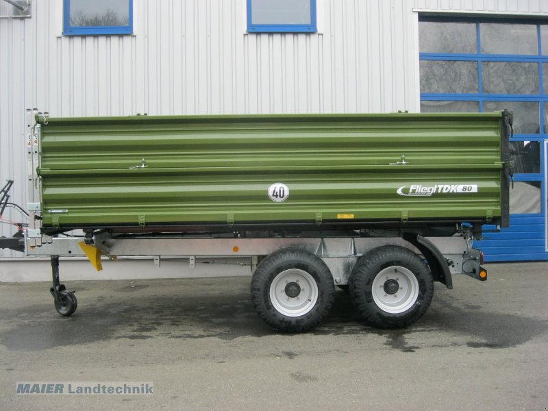 Kipper des Typs Fliegl TDK 80- 88 VR, Neumaschine in Dieterskirchen