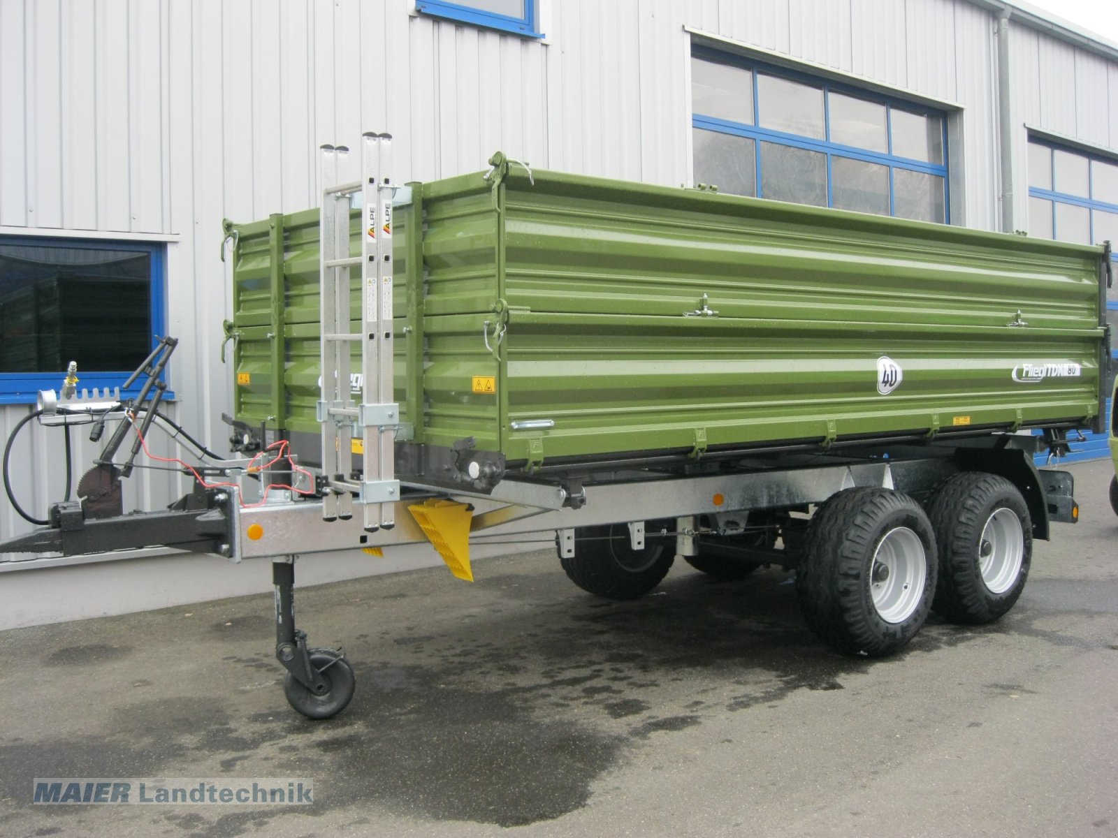 Kipper des Typs Fliegl TDK 80- 88 VR, Neumaschine in Dieterskirchen (Bild 2)