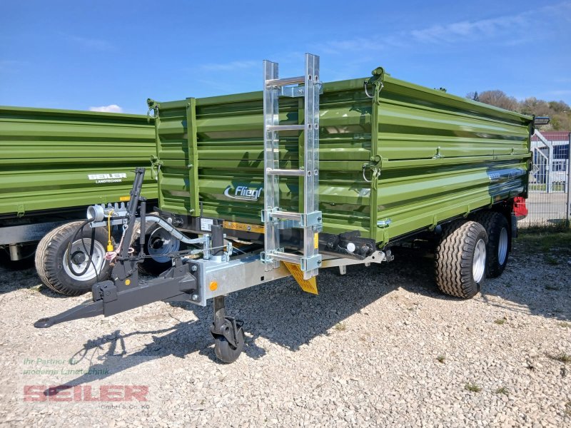 Kipper of the type Fliegl TDK 80 FOX, Neumaschine in Burghaslach (Picture 1)