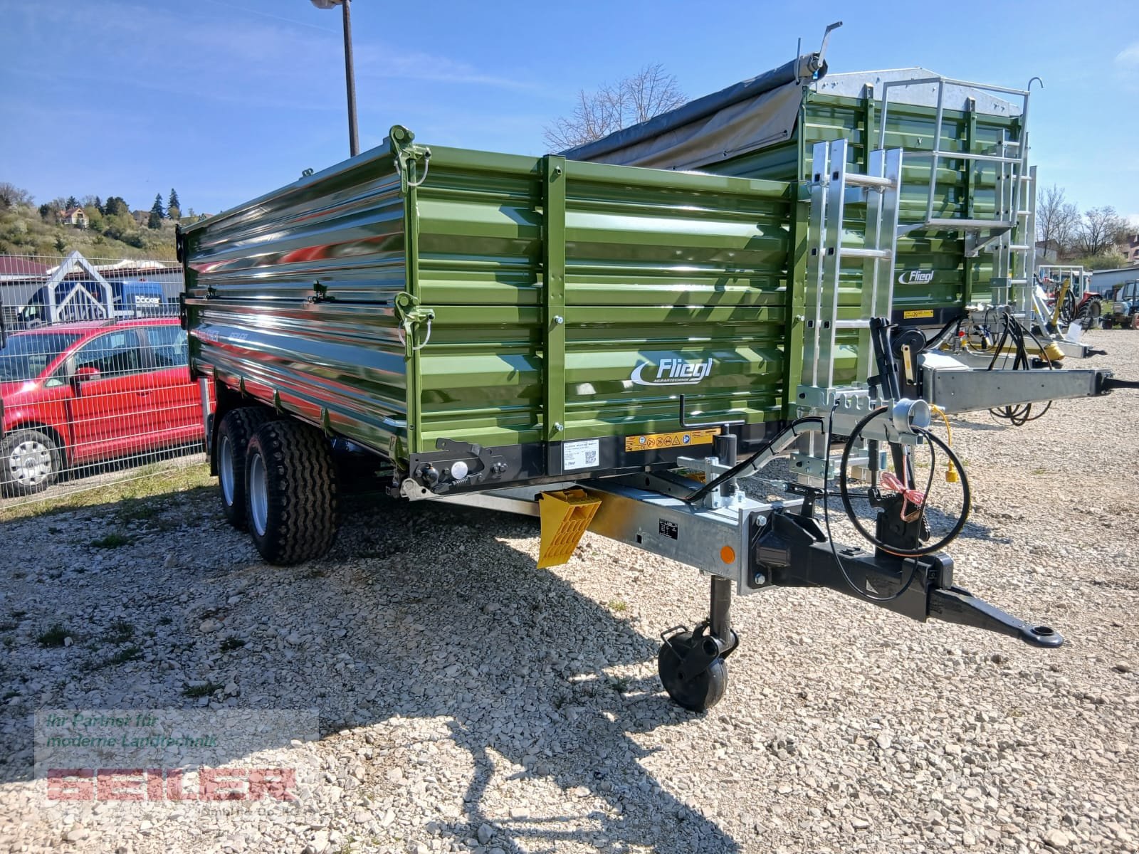 Kipper tip Fliegl TDK 80 FOX, Neumaschine in Burghaslach (Poză 2)