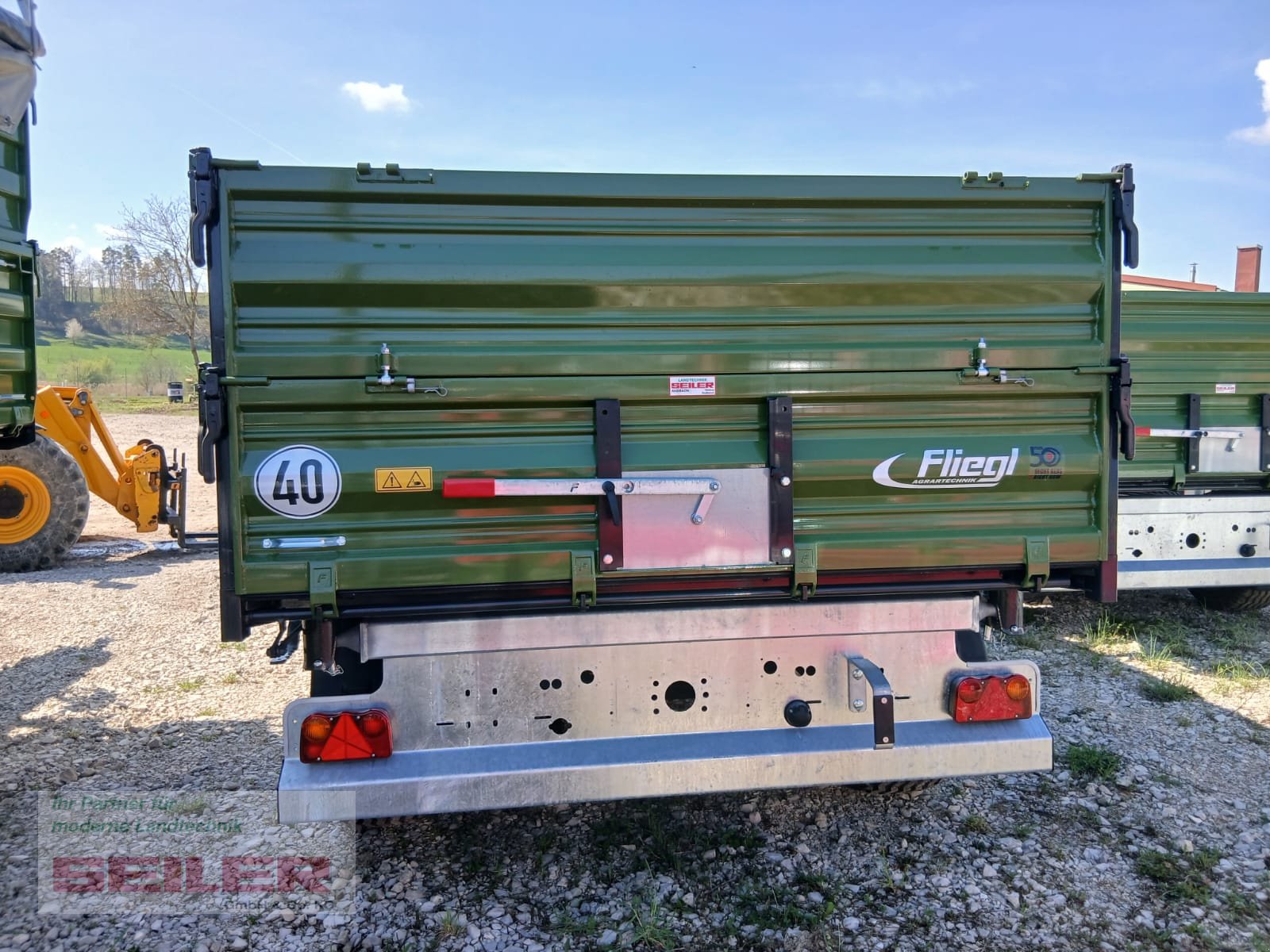 Kipper tip Fliegl TDK 80 FOX, Neumaschine in Burghaslach (Poză 4)