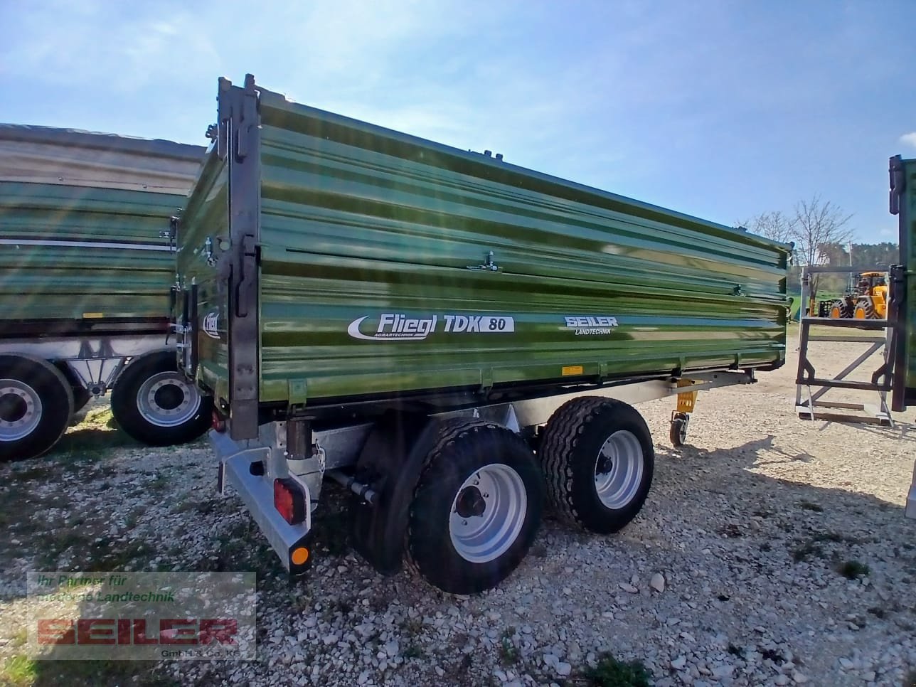 Kipper tip Fliegl TDK 80 FOX, Neumaschine in Burghaslach (Poză 5)