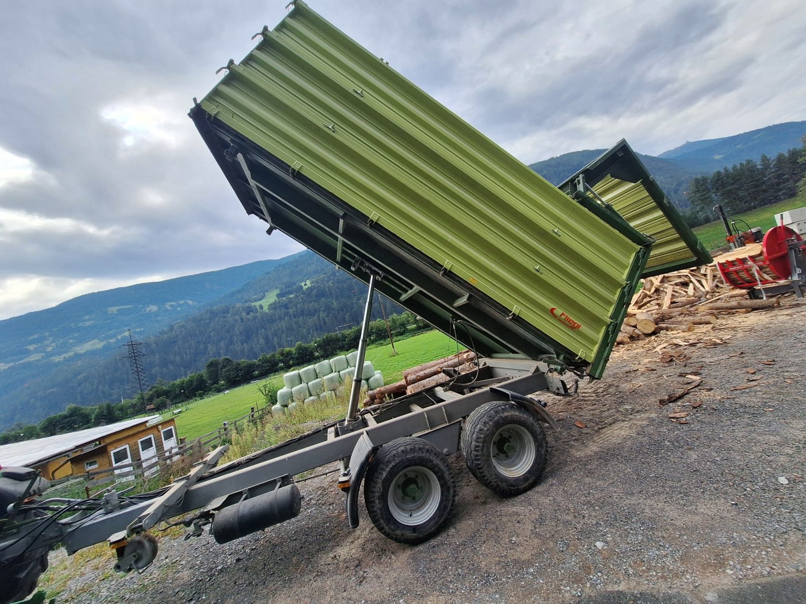 Kipper του τύπου Fliegl TDK 80, Gebrauchtmaschine σε schoenwies (Φωτογραφία 3)