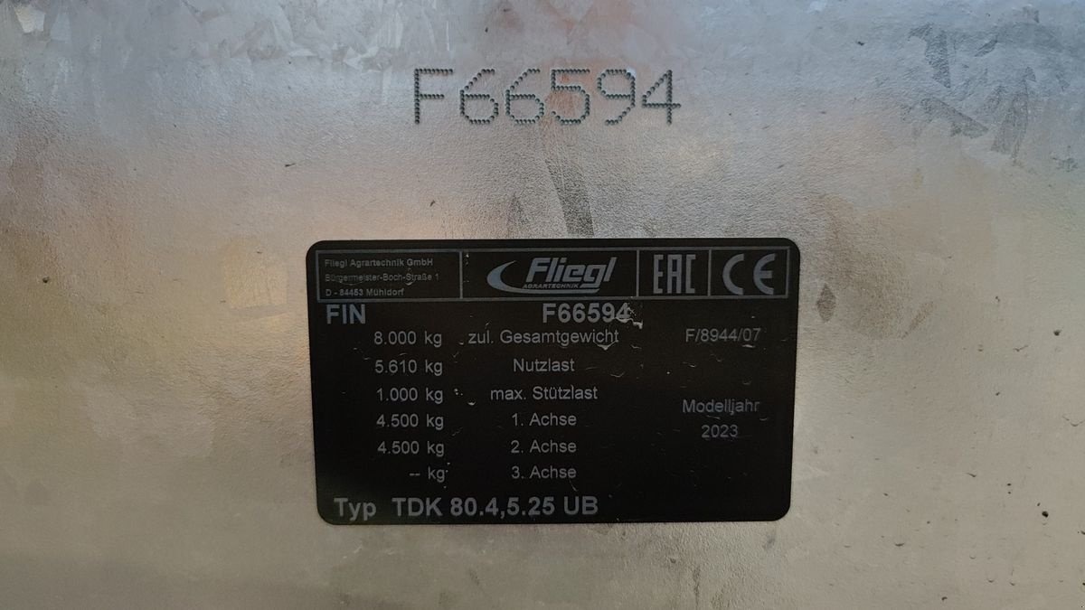 Kipper tip Fliegl TDK 80A-88 VR Fox, Neumaschine in Kirchschlag (Poză 13)