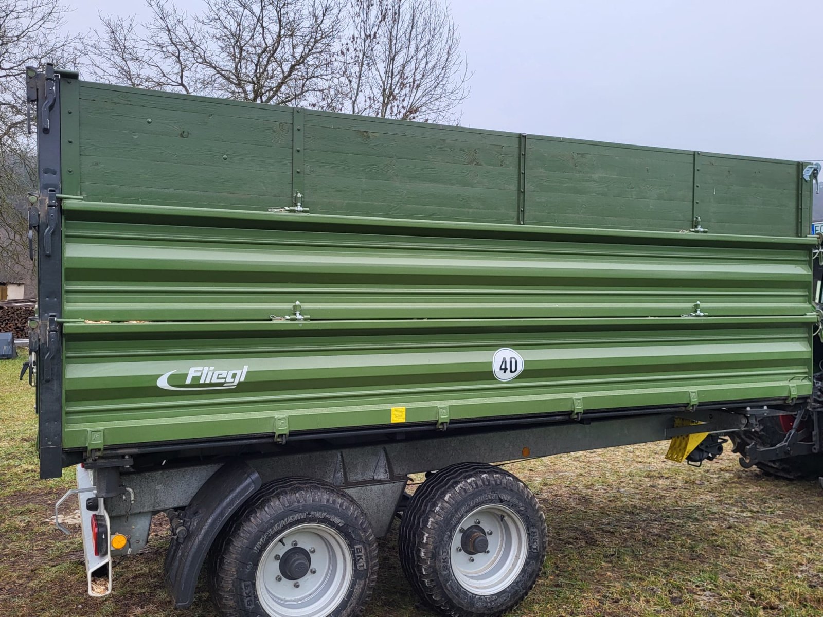 Kipper tipa Fliegl TDK 80A-88VR, Gebrauchtmaschine u Mittelrüsselbach (Slika 2)