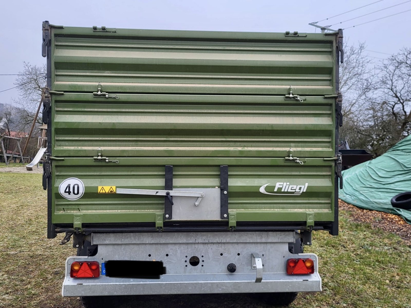 Kipper tipa Fliegl TDK 80A-88VR, Gebrauchtmaschine u Mittelrüsselbach (Slika 3)