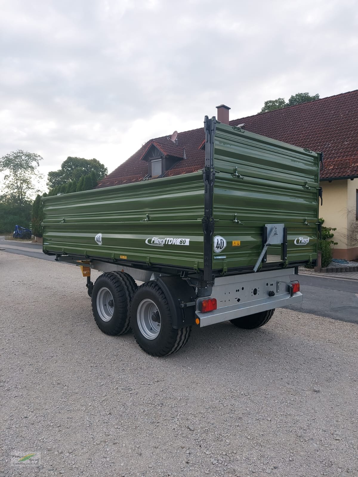 Kipper typu Fliegl TDK80A-88VR, Neumaschine v Pegnitz-Bronn (Obrázek 4)