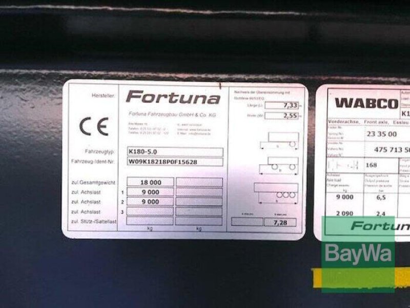 Kipper a típus Fortuna DSK K 180 / 5.0 FORTUNA ZWEIAC, Neumaschine ekkor: München (Kép 6)