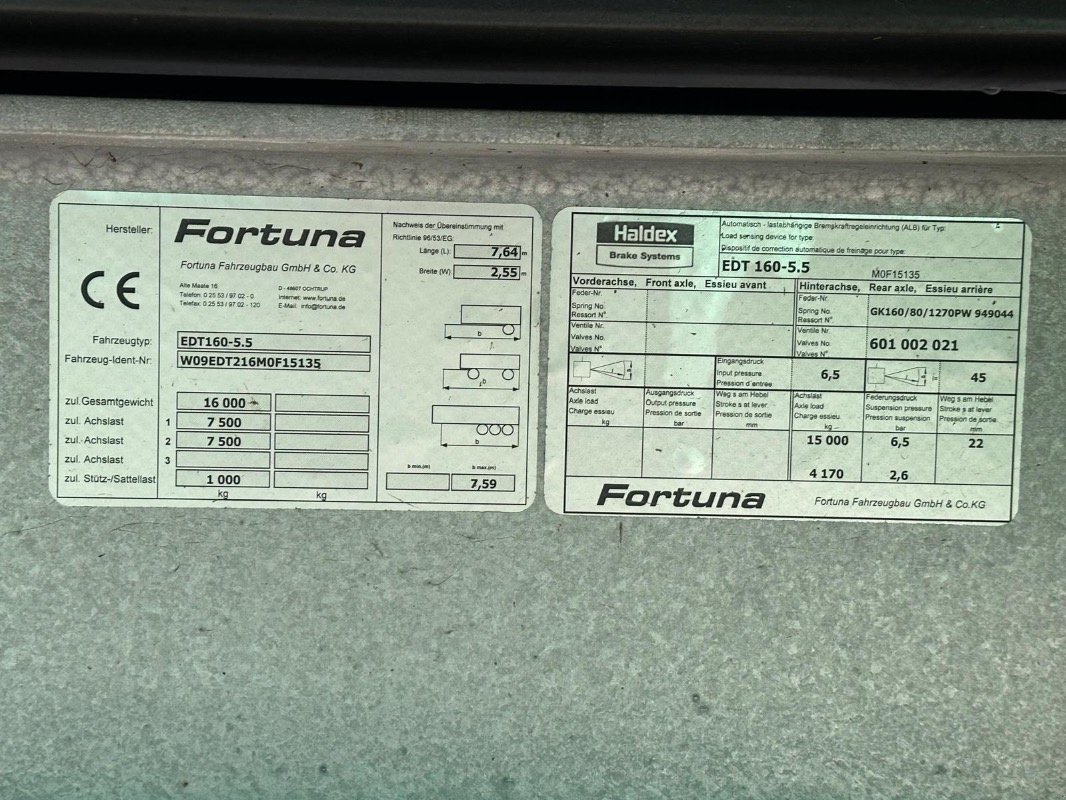 Kipper of the type Fortuna EDT 16, Gebrauchtmaschine in Liebenwalde (Picture 22)