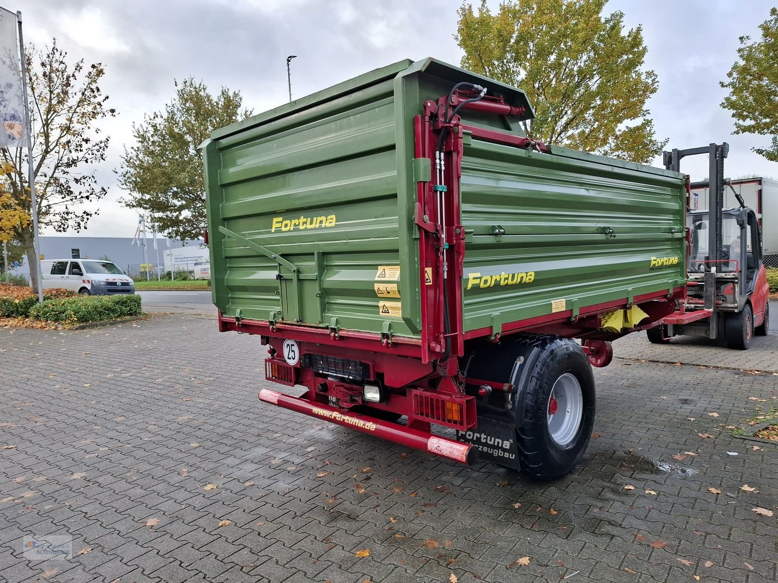 Kipper типа Fortuna FED 80 mit Hydr. Heckklappe, Gebrauchtmaschine в Altenberge (Фотография 8)