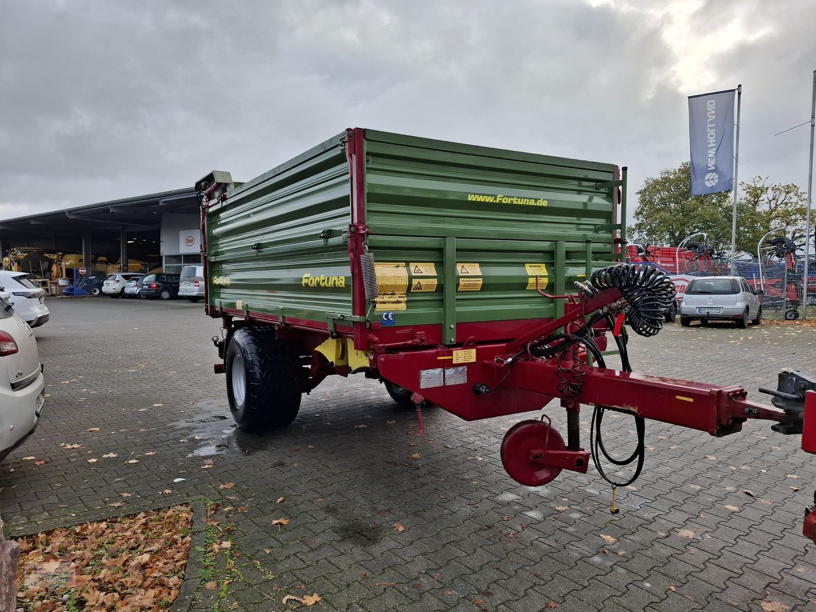 Kipper типа Fortuna FED 80 mit Hydr. Heckklappe, Gebrauchtmaschine в Altenberge (Фотография 4)