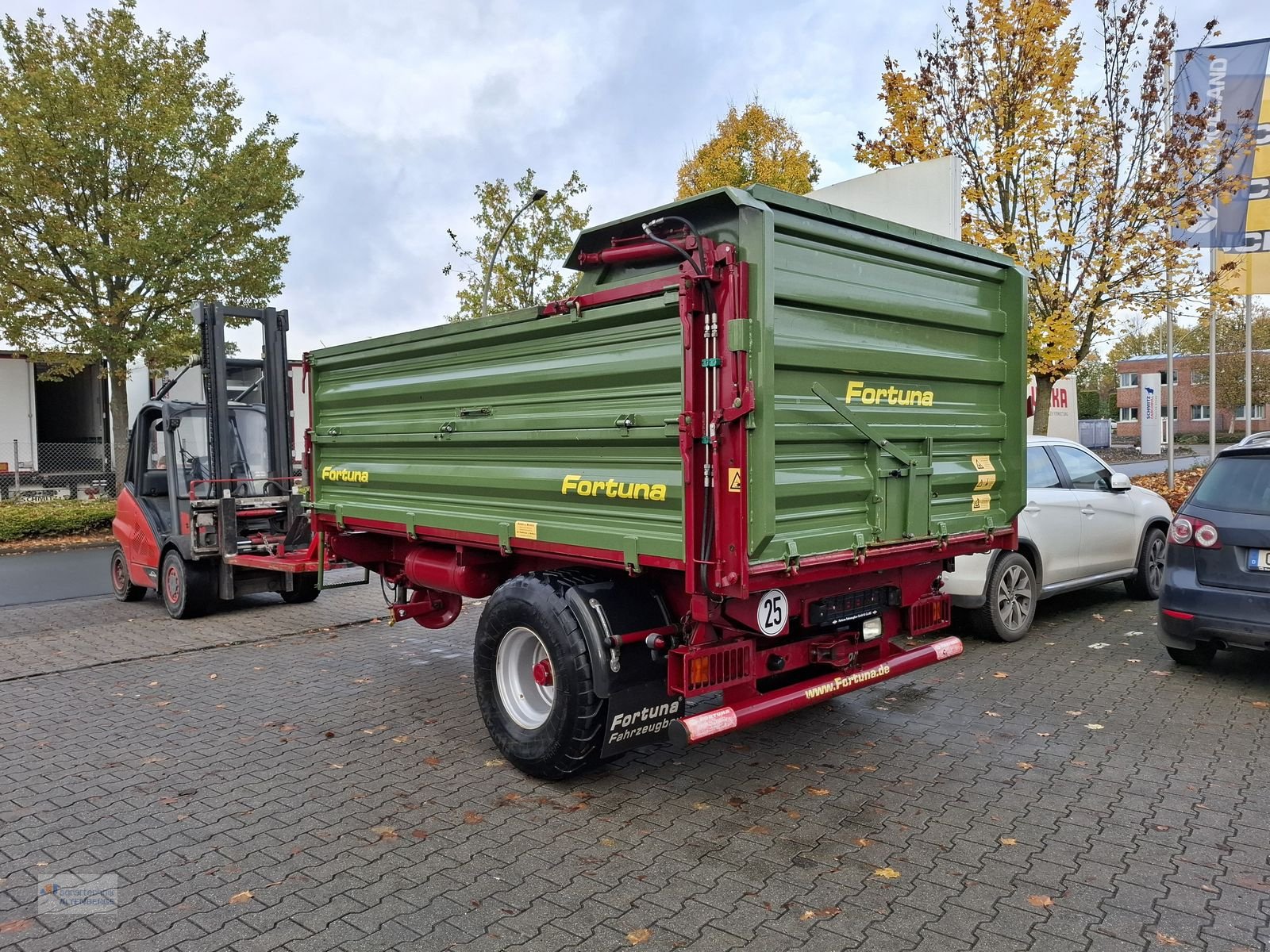 Kipper типа Fortuna FED 80 mit Hydr. Heckklappe, Gebrauchtmaschine в Altenberge (Фотография 10)