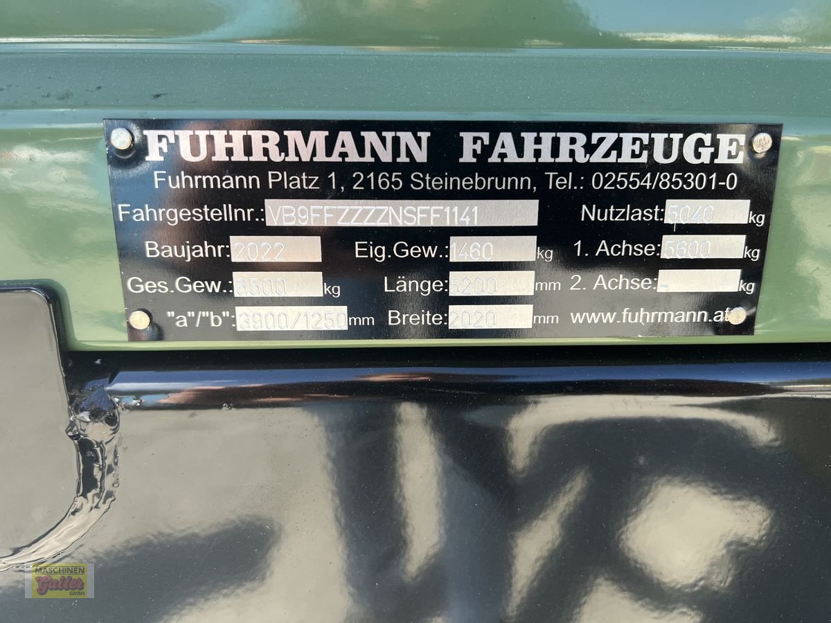 Kipper типа Fuhrmann Einachs- 3-Seiten-Kipper 6,5 To PROFI, Neumaschine в Kötschach (Фотография 11)