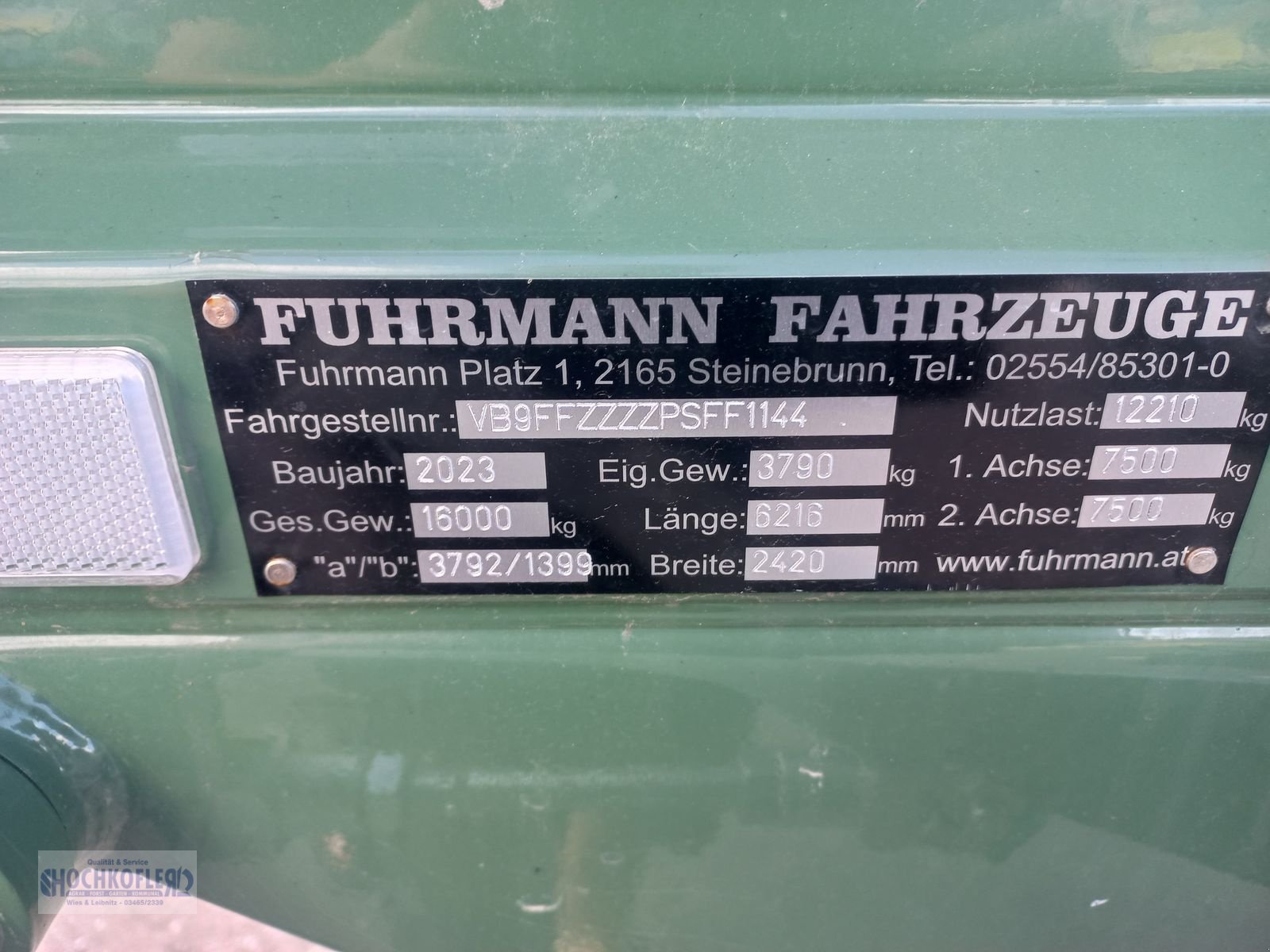 Kipper typu Fuhrmann FF 15000, Neumaschine v Wies (Obrázek 5)