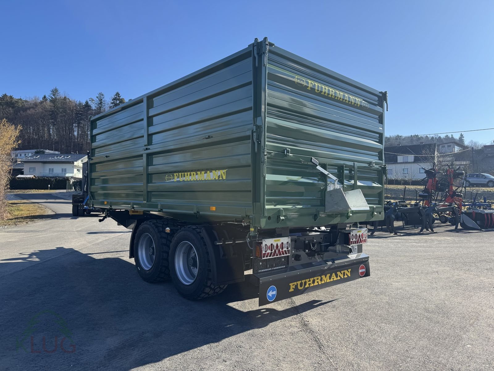 Kipper des Typs Fuhrmann FF 16.000 4,55x2,35, Neumaschine in Pirching am Traubenberg (Bild 23)