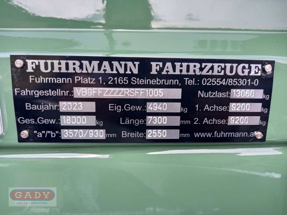 Kipper des Typs Fuhrmann FF 18.000, Neumaschine in Lebring (Bild 18)