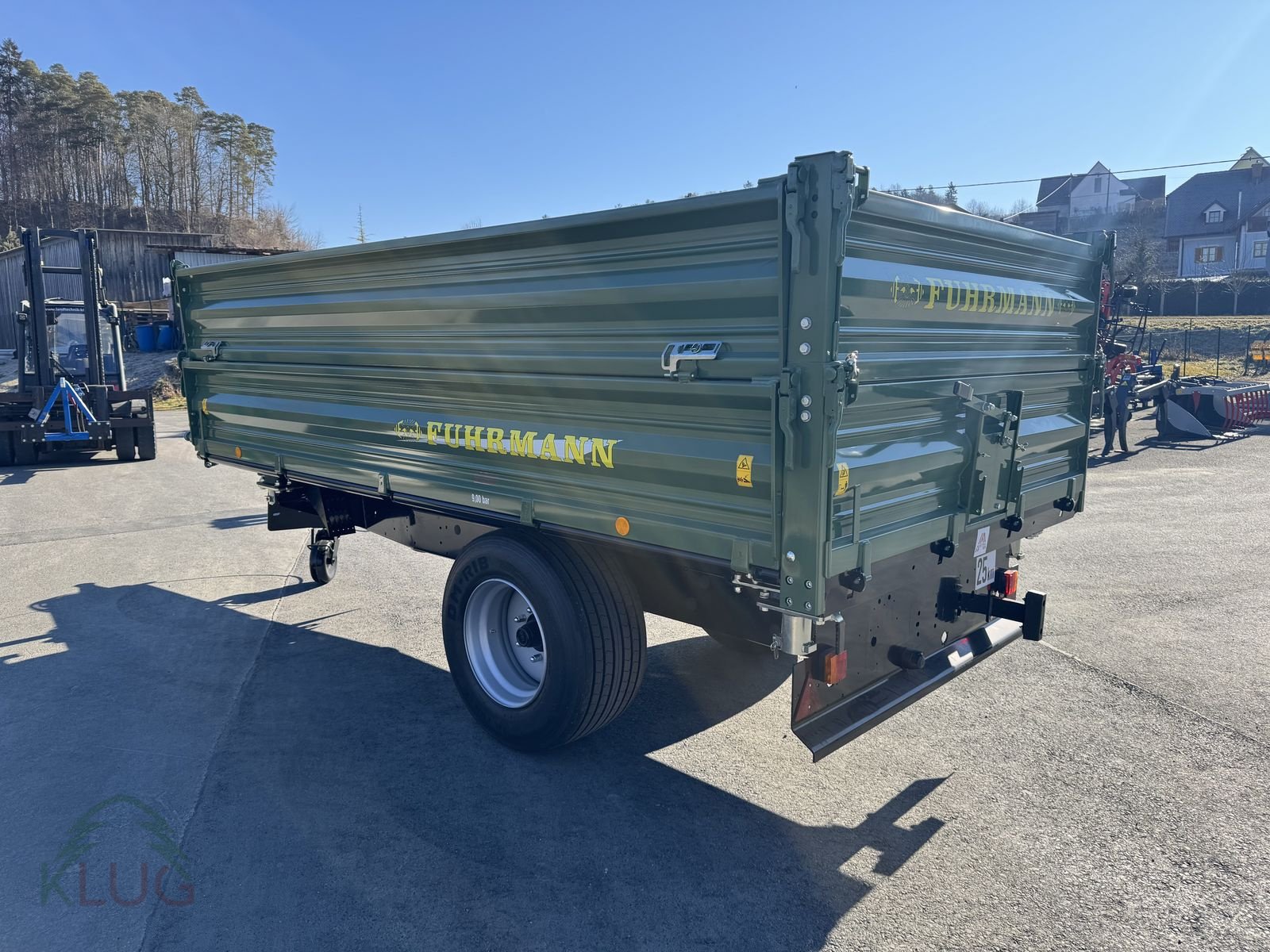 Kipper of the type Fuhrmann FF 8.000 Einachs 4,14x2,15, Neumaschine in Pirching am Traubenberg (Picture 21)