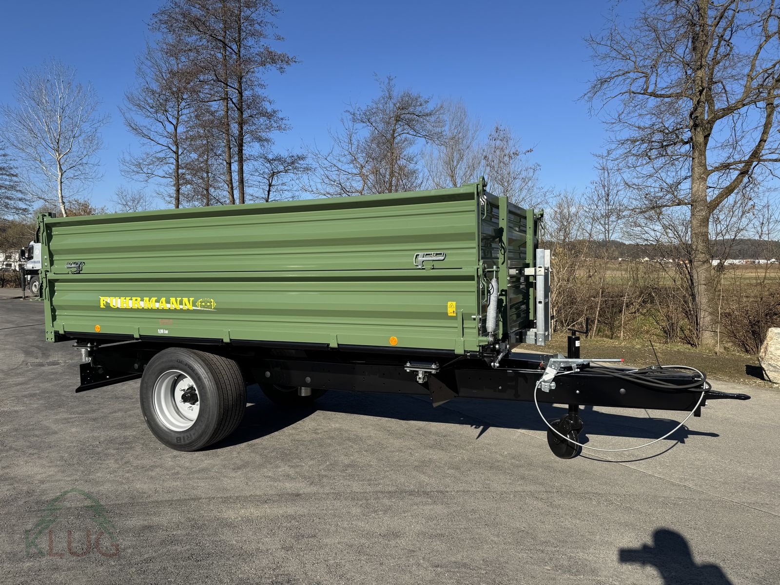 Kipper of the type Fuhrmann FF 8.000 Einachs 4,14x2,15, Neumaschine in Pirching am Traubenberg (Picture 28)