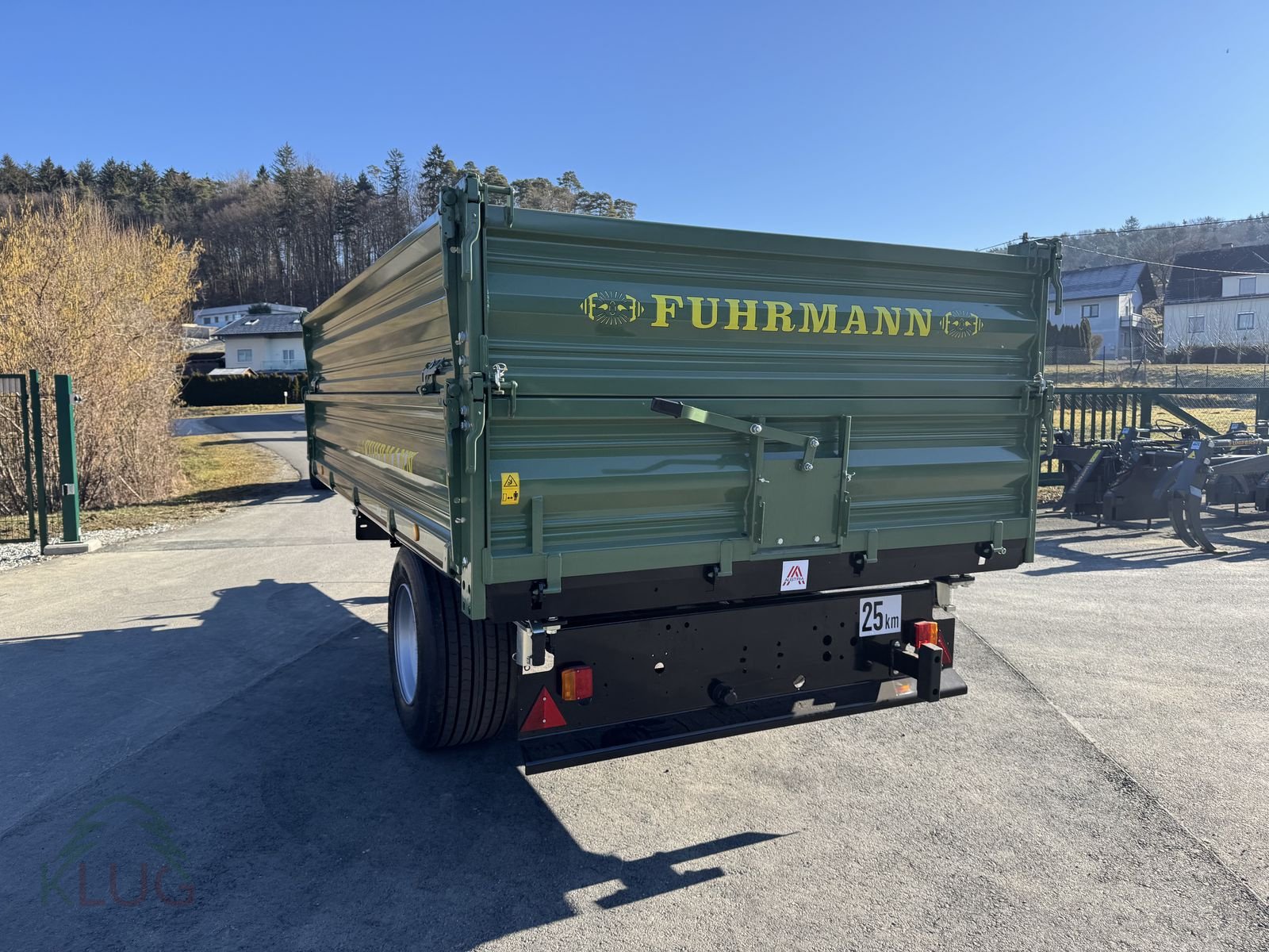 Kipper of the type Fuhrmann FF 8.000 Einachs 4,14x2,15, Neumaschine in Pirching am Traubenberg (Picture 22)