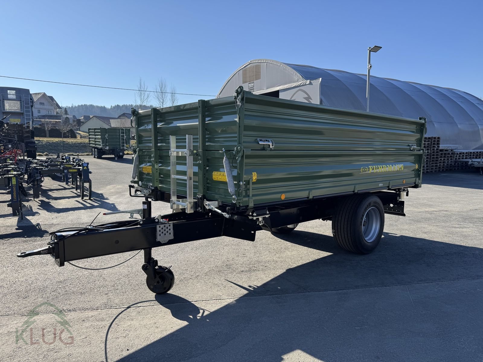 Kipper of the type Fuhrmann FF 8.000 Einachs 4,14x2,15, Neumaschine in Pirching am Traubenberg (Picture 18)