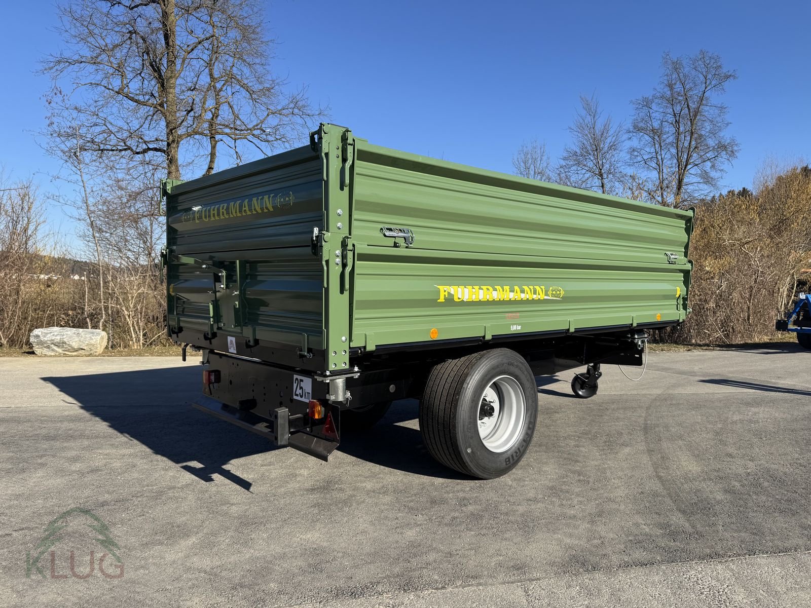 Kipper of the type Fuhrmann FF 8.000 Einachs 4,14x2,15, Neumaschine in Pirching am Traubenberg (Picture 1)