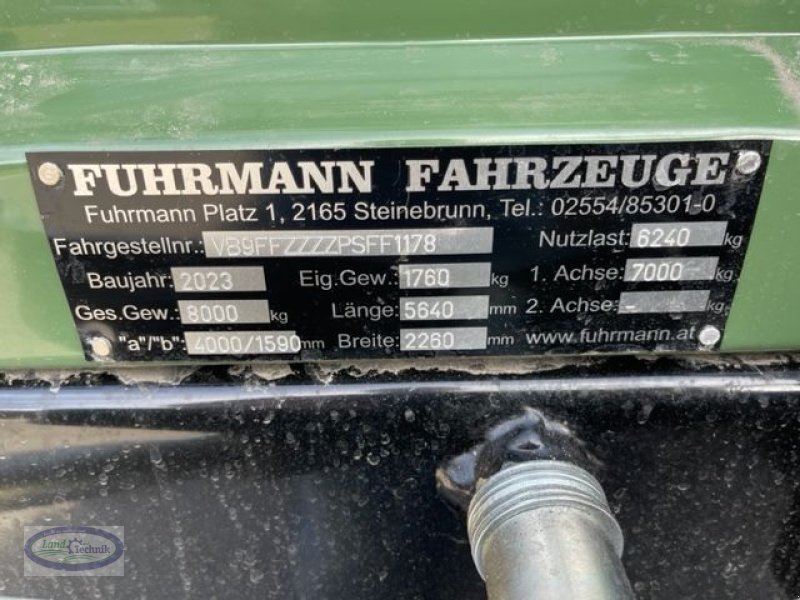 Kipper a típus Fuhrmann FF 8000, Neumaschine ekkor: Münzkirchen (Kép 11)