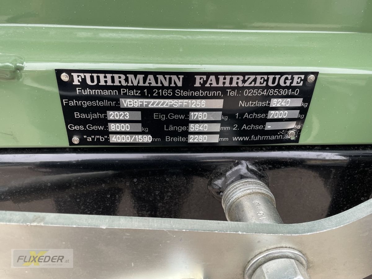 Kipper des Typs Fuhrmann FF 8.000, Neumaschine in Pattigham (Bild 9)