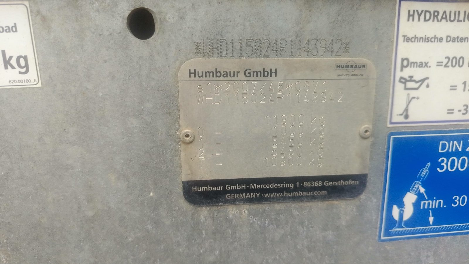 Kipper του τύπου Humbaur HTK, Gebrauchtmaschine σε Konradsreuth (Φωτογραφία 7)