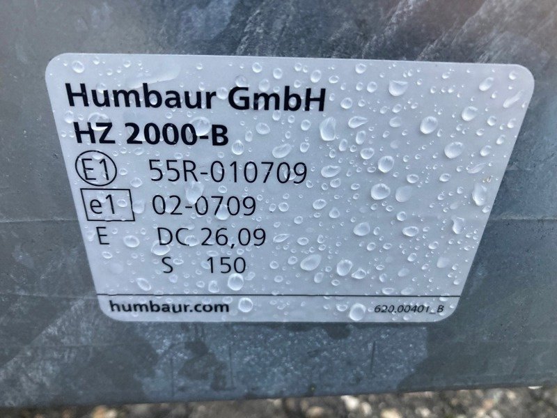 Kipper des Typs Humbaur HTV 243016 AG, Neumaschine in Landquart (Bild 10)