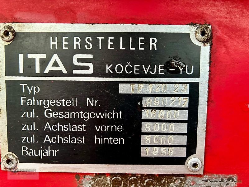 Kipper of the type Itas 16 to, 3-Seiten-Kipper, TP120 23, Gebrauchtmaschine in Asendorf (Picture 9)