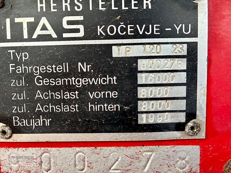 Kipper of the type Itas 16 to, 3-Seiten-Kipper, TP120 23, Gebrauchtmaschine in Asendorf (Picture 14)