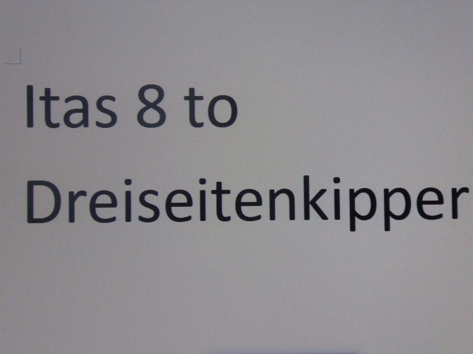 Kipper des Typs Itas 8 to Dreiseitenkipper, Gebrauchtmaschine in Marxheim (Bild 1)
