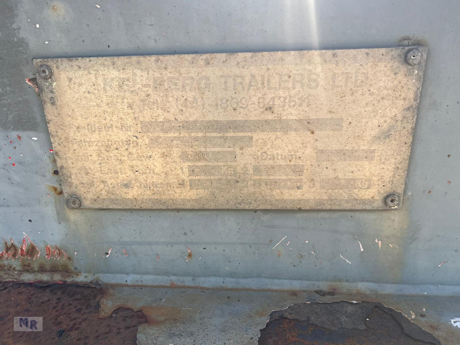 Kipper des Typs Kel-Berg Tandem Kipper Interne Nr. 8064, Gebrauchtmaschine in Greven (Bild 9)