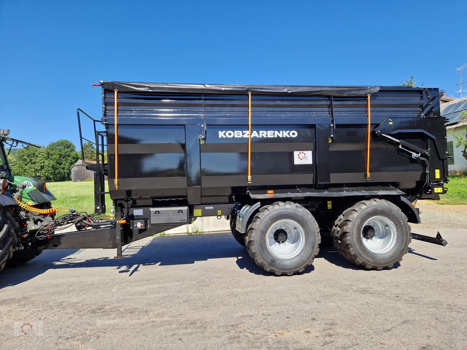 Kipper типа Kobzarenko TSP-30 Muldenkipper 710/50-26,5 Druckluft Plane, Neumaschine в Tiefenbach (Фотография 24)