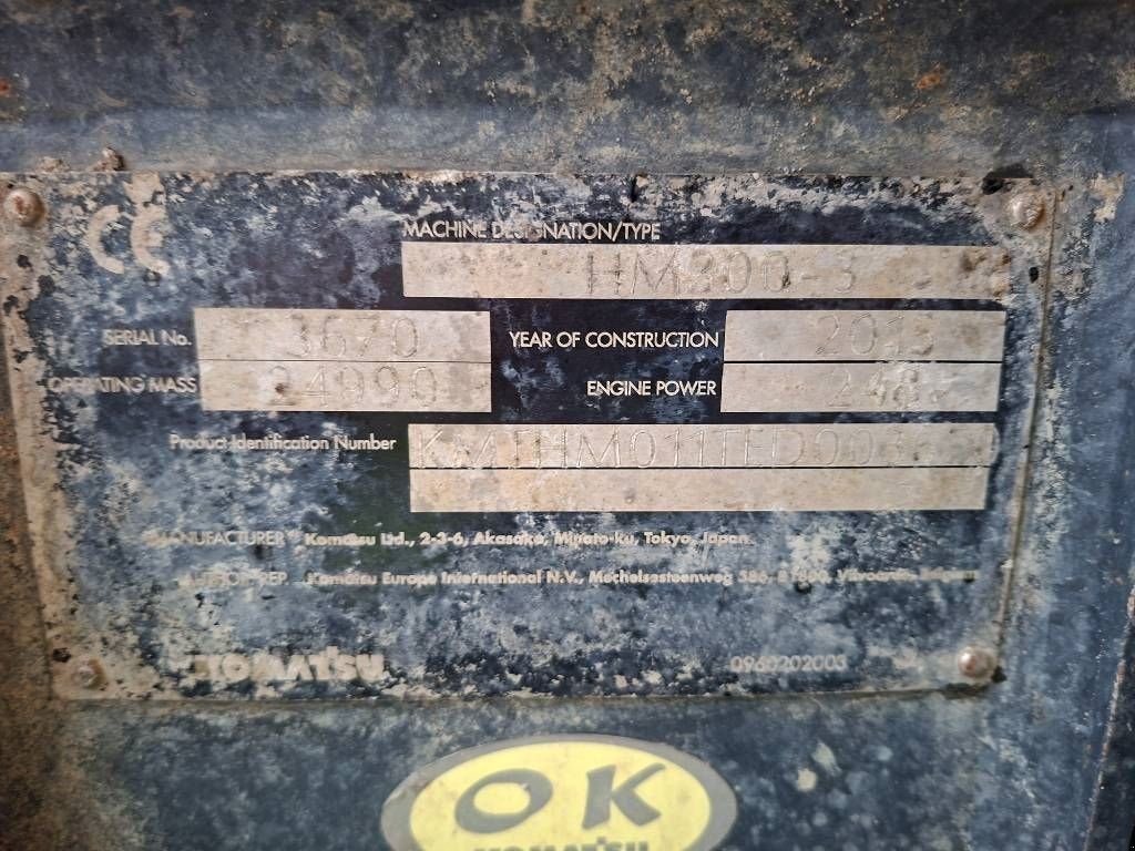 Kipper des Typs Komatsu HM 300-3, Gebrauchtmaschine in Stabroek (Bild 8)