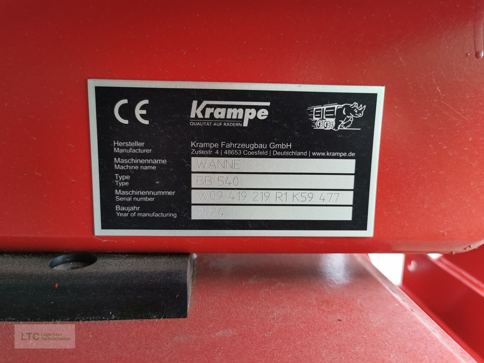 Kipper του τύπου Krampe Big Body 540, Neumaschine σε Redlham (Φωτογραφία 12)