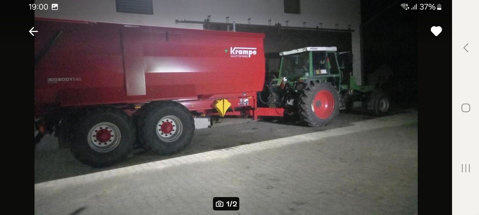 Kipper typu Krampe Big Body 540, Neumaschine w Plattling (Zdjęcie 1)