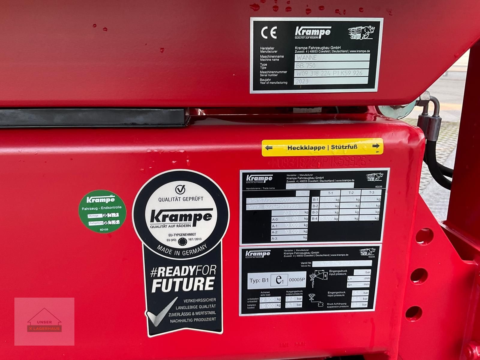 Kipper des Typs Krampe BIG BODY 750 CARRIER, Neumaschine in Voitsberg (Bild 7)