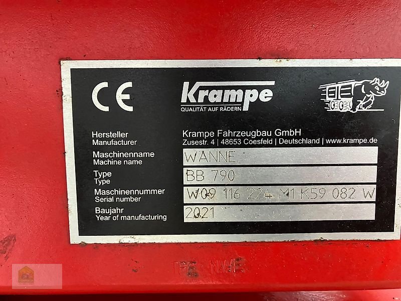 Kipper tip Krampe Big Body BB 790, Gebrauchtmaschine in Salsitz (Poză 6)