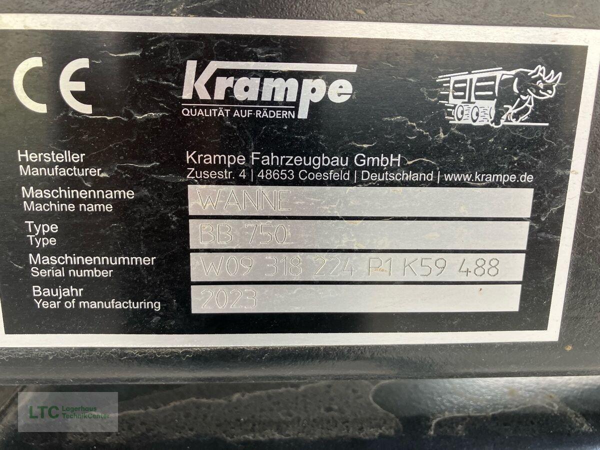 Kipper des Typs Krampe BigBody 750, Vorführmaschine in Korneuburg (Bild 12)