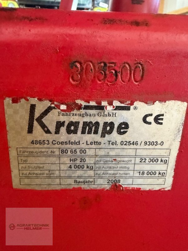 Kipper типа Krampe HP 20, Gebrauchtmaschine в Rain (Фотография 6)