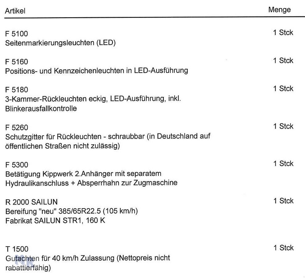 Kipper tipa Kröger 18to 3 Schieber mit Kunststoffbordwand Interne Nr. 40744, Gebrauchtmaschine u Wietzendorf (Slika 13)