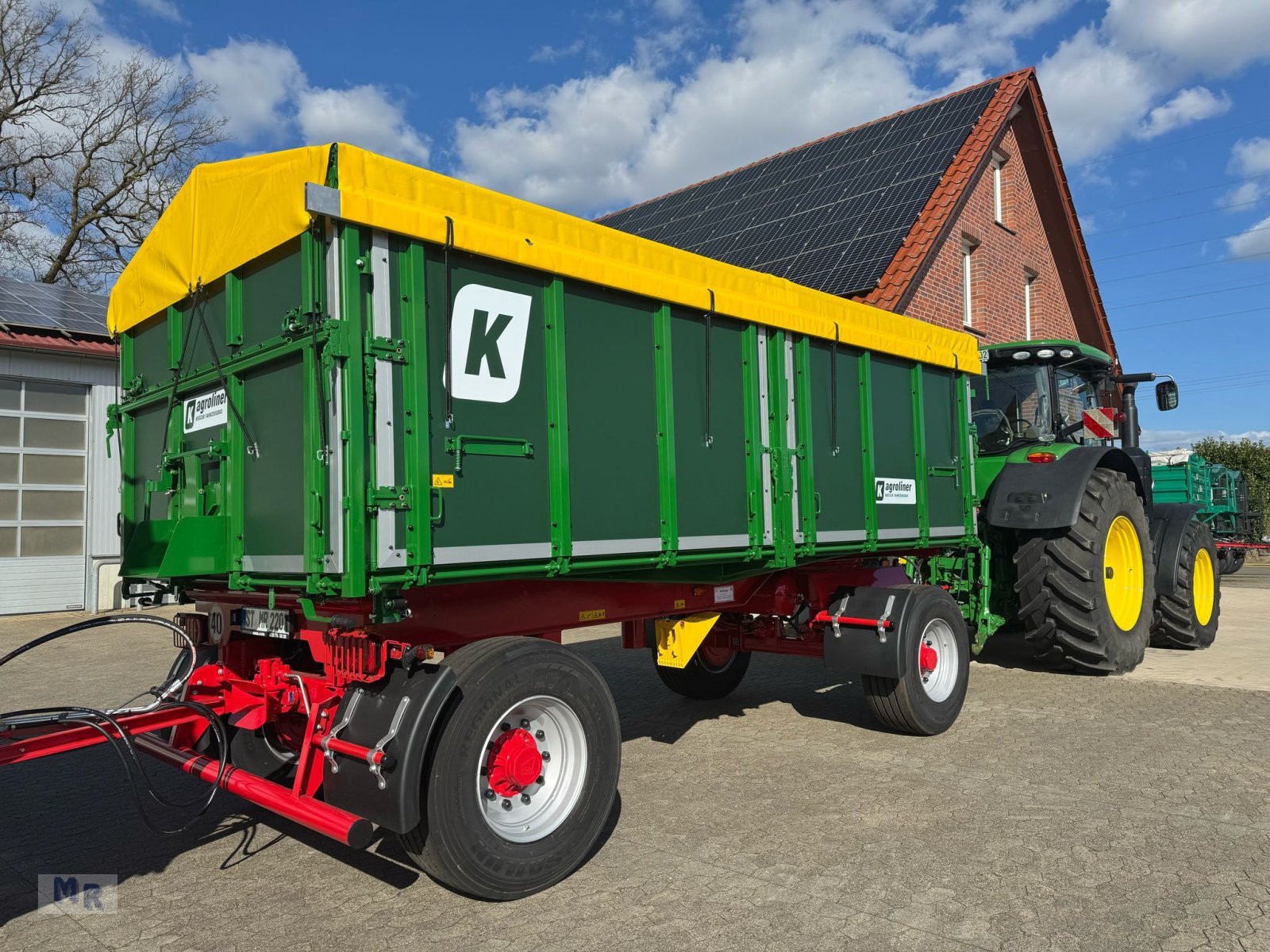 Kipper des Typs Kröger 18to 3 Schieber mit Kunststoffbordwand Interne Nr. 40744, Gebrauchtmaschine in Wietzendorf (Bild 3)