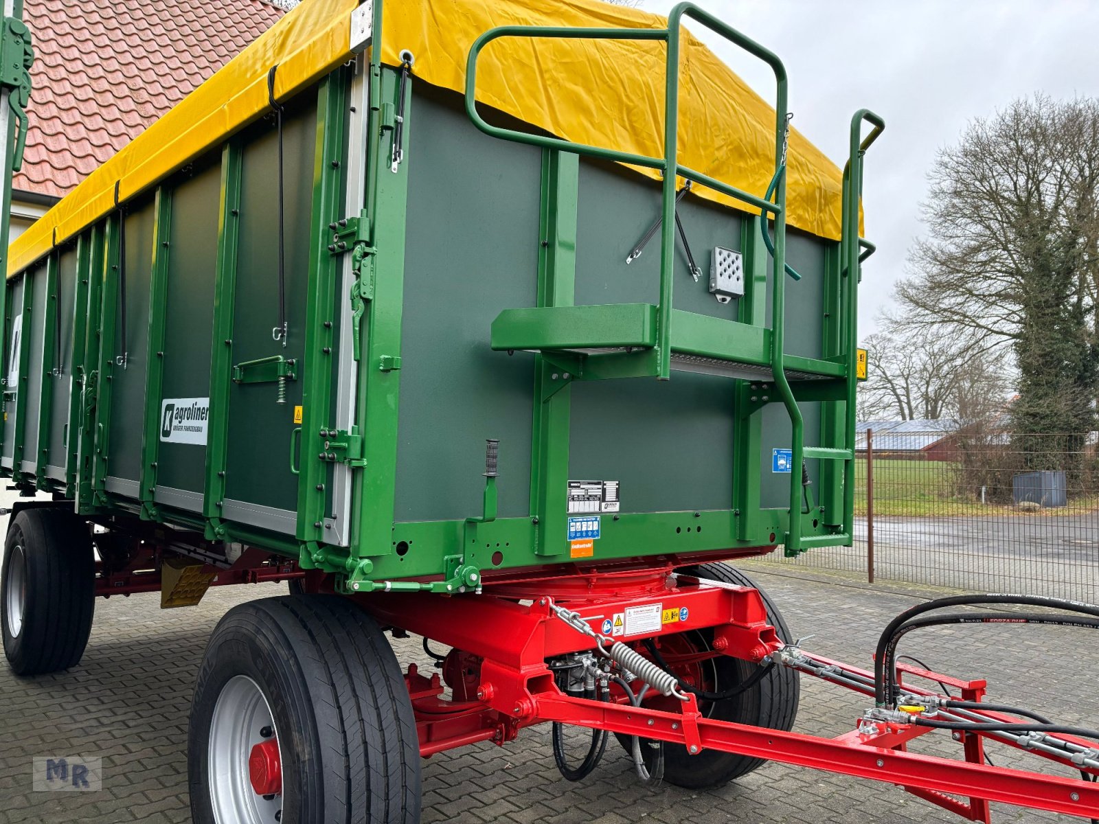 Kipper za tip Kröger 18to 3 Schieber mit Kunststoffbordwand Interne Nr. 40744, Gebrauchtmaschine u Wietzendorf (Slika 1)